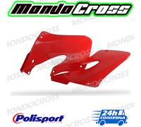 convogliatori radiatore POLISPORT rosso fluo HONDA CR 250 1997 (97)