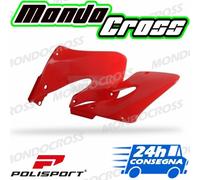 POLISPORT CONVOGLIATORI FIANCHETTI RADIATORI ROSSO HONDA CR 125 1998-1999