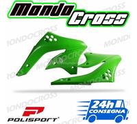 convogliatori radiatore POLISPORT verde KAWASAKI KX F KXF 450 2006-2008