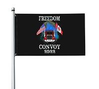 Convoglio Della Libertà 2022 Bandiere Di Benvenuto Con 2 Occhielli Bandiera Da Cortile Divertente Bandiere Da Giardino Per Fattoria Esterni Interni 90X150Cm