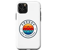 Conway New Hampshire Sci Snowboard Sci Sci Gita in famiglia Custodia per iPhone 11 Pro