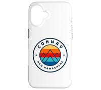 Conway New Hampshire Sci Snowboard Sci Sci Gita in famiglia Custodia per iPhone 16