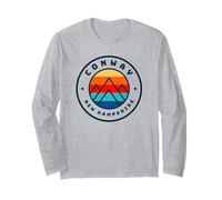 Conway New Hampshire Sci Snowboard Sci Sci Gita in Famiglia Maglia a Manica