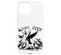 Coo! Coo! Pidgeon King viene rovesciato in un colpo di stato. Custodia per iPhone 15