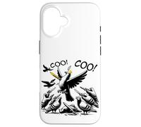 Coo! Coo! Pidgeon King viene rovesciato in un colpo di stato. Custodia per iPhone 16