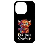 Coo-tness Overload Highland Cow Farm Goth Cottagecore Custodia per iPhone 14 Pro