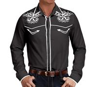 Coo2Sot Camicia Uomo Manica Lunga Camicie Sportiva Slim Fit con Bottoni Casual in Tinta Unita Regolare Fit Formal Camicie Business Estive
