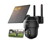 COOAU 24/7 Registrazione AOV 4G LTE Telecamera Esterno con Batteria Pannello Solare, Rilevamento AI, 2K PTZ, Rilevamento AI, Tracking AI, Visione Notturna 20 Metri, Scheda eSIM Inclusa