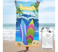 coobopet Asciugamano da spiaggia personalizzato con la tua foto e il tuo testo, asciugamano da bagno personalizzato per bambini e adulti, asciugamano da piscina ad asciugatura rapida