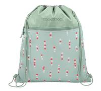 coocazoo Sacca da palestra con scomparto con cerniera e coulisse, elementi riflettenti, passanti per fissaggio allo zaino scolastico, 10 litri, a partire dalla 3a classe, Dancing Dots, Sacca sportiva