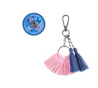 coocazoo Colour Up, set di ciondoli e clip compatibili con zaini da scuola coocazoo, motivo e ciondolo, intercambiabili e individuali, a partire dalla 3a loha - Blu-rosa, Aloha