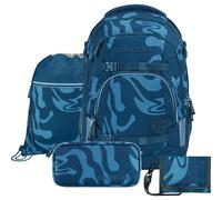coocazoo MATE Schulrucksack-Set „Breaking Waves“