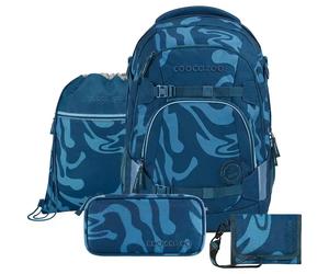 coocazoo MATE Schulrucksack-Set „Breaking Waves“