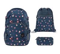 coocazoo MATE - Set di 3 zaini per ragazze e ragazzi dalla 4a classe con zaino, Bubble Dreams, Taglia unica