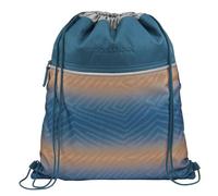 coocazoo Sacca da palestra con scomparto con cerniera e coulisse, elementi riflettenti, passanti per fissaggio allo zaino scolastico, 10 litri, a partire dalla 3a classe, Pacific Tribes, Sportivo