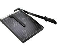 COOCHEER Taglierina a leva A4 Ghigliottina per Carta per ufficio, 12 fogli, 30,5 cm colore: Nero