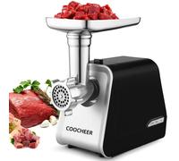 COOCHEER Tritacarne elettrico 2000W multifunzione con 3 dischi per macinare sals