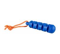 Coockoo Gioco per Cane Groovy Grip 40cm Blu/Arancione per Cani, Gomma & Corda