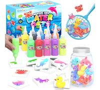 Coodoo Magic Water Squishies Elf, Kit Fai da Te Giochi Acqua Regalo Bambini | Kit da 10 Flaconi di Gel Idrogel Magico e 8 Stampi, Set Creativo Fai da Te Squishy, Giochi Regalo Bambina 3 4 5 6 7 8 Anni