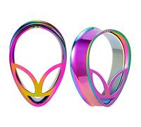 COOEAR 1 paio di calibri per orecchie a goccia stile Alice Tappi per tunnel per le orecchie Uomo Donna Barelle per carne Expander da 8 mm a 25 mm.