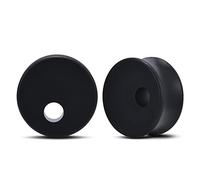 COOEAR 1 paio di dilatatori per orecchie, in legno, con logo a forma di cuore., 5/8"(16mm), Legno, Arenaria