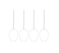 Cooee Design Decorazione Pasquale, Acciaio Inox, Bianco, 1 cm