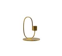Cooee Design - Portacandela Swoop in Ottone e Acciaio Inox, 10 cm