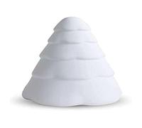Cooee Design Snowy - Albero di Natale in Ceramica, 20 cm, Colore: Bianco