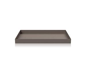 Cooee Design Tray Vassoio, Acciaio Inossidabile, Fango, L : 24.5, B: 17.5, H: 2 CM