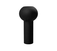 Cooee Design - Vaso Pillar in ceramica, 12 cm, colore: nero