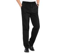 COOFANDY Jeans Uomo Dritti Elasticizzati Pantaloni Comodi Vita con Coulore Tasche Cargo Casual Nero 3XL