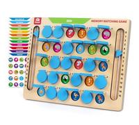 Coogam Giochi di abbinamento di memoria, giocattoli da viaggio con scheda di memoria, attività indispensabili per la guida stradale, aeroplani/auto/campeggio, giocattolo educativo per bambini