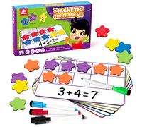 Coogam Set magnetico di dieci cornici, set di conteggio dei numeri EVA manipolatori di matematica, giocattolo educativo Montessori per regalo per bambini 3 4 5 anni