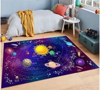 Cooiiye Tappeto per Soggiorno,50x160 cm Grande Moderno Tappeto Soggiorno lavabile, Antiscivolo da Camera da letto Tappeto per Casa, Ufficio Decorazione,Paesaggio dell'universo