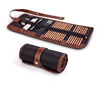 Cooja Set da disegno e schizzo, kit di materiale da disegno per artisti, forniture artistiche con matite in grafite e matite a carboncino, per bambini, adulti professionali, 29 pezzi