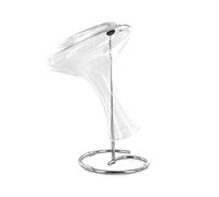 COOK CONCEPT Asciuga Caraffa in Metallo Cromato Scolatoio Rimovibile Argento