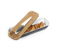 COOK CONCEPT Cestino 3 in 1 Ultra Design, 40 cm x 12 cm x 8.50 cm, Grigio