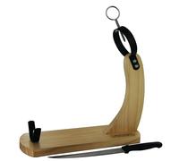 COOK CONCEPT CMKD3168 JAMONERO C/CUCHILLO, Legno, Marrone, 38 x 14.2 x 39 cm