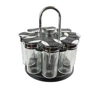 COOK CONCEPT CMP-Paris 934085 Carrusel para Especias (8 tarros + Tapa plástico Color Aleatorio