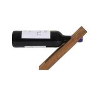 COOK CONCEPT, KA0389, Portabottiglie in Acacia con Cavatappi Integrato, Design Innovativo ed Elegante, Ideale per Vino e Liquori, Perfetto per Aperitivi, Marrone, Taglia Unica