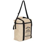 COOK CONCEPT, KA0505, Portapranzo Effetto Juta 9L, Pratico e Isolante, Ideale per Picnic e Pranzi in Ufficio, Maniglia Robusta, Facile da Trasportare, 25x14x30 cm, Beige
