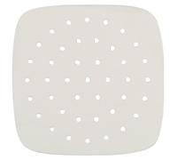 COOK CONCEPT, KC0017, Rivestimenti monouso per friggitrice ad aria, confezione da 25, perforati per la circolazione dell'aria, ideali per una cottura uniforme, dimensioni 22 cm, colore bianco
