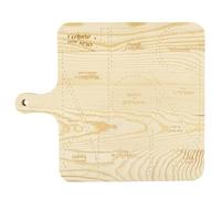 COOK CONCEPT, KD0005, Tagliere di Design in Legno per Presentare aperitivi, Vassoio e Cestino, Ideale per momenti conviviali, Finitura Marrone, Misura Standard 40x30 cm