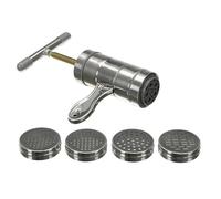 COOK CONCEPT KU6543 - Macchina per pasta manuale, X5 utensili da cucina, accessorio per tagliere, coltello da affilacoltelli in acciaio INOX