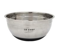 COOK CONCEPT, KU6771 - Ciotola miscelatore antiscivolo ergonomica, ideale per miscelare e servire, facile da pulire, capacità generosa, design moderno, misura 26 cm, colore grigio/nero