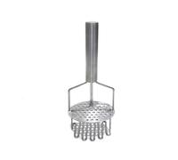 COOK CONCEPT Schiacciapatate Doppio Manuale in Inox 24,7 cm Argento | Inox, schiacciapatate doppio, manuale, purè cremoso, verdure cotte, robusto, manutenzione facile, 24,7 cm, argento