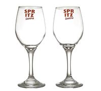 Cook Concept - Set Cocktail Spritz 10 Pezzi con 2 Bicchieri - 2 Cannucce in Vetro - 2 Sottobicchieri - 2 Agitatori - 2 Segna-Bicchieri - Confezione Arancione - Ideale per Aperitivi - Arancione