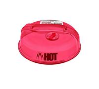 COOK CONCEPT Tapa Microondas, Polipropilene, Rosso/Trasparente/Viola/Verde, 26 x 26 x 8,90 cm