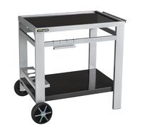 Cook'in garden Media M Carrello per Barbecue, Colore Nero/Argento