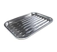 Cook’in Garden - Piatto anti-fiamma in inox, riutilizzabile e resistente al calore, cottura rapida e uniforme, ideale per barbecue e plancha, accessorio pratico per cucina esterna giardino